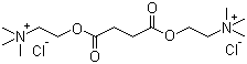 Succinylcholine chloride molecular structure (CAS 71-27-2)