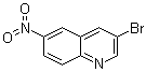 structure of CAS# 7101-95-3, 3-Bromo-6-nitroquinoline