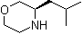结构式 CAS# 711014-40-3, (3R)-3-(2-甲基丙基)吗啉