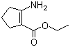 Ethyl 2-amino-1-cyclopentene-1-carboxylate molecular structure (CAS 7149-18-0)