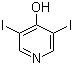 4-Hydroxy-3,5-diiodopyridine molecular structure (CAS 7153-08-4)