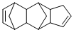 structure of CAS# 7158-25-0, 3a,4,4a,5,8,8a,9,9a-octahydro-4,9:5,8-Dimethano-1H-benz[f]indene;Pentacyclo[6.5.1.13,6.02,7.09,13]pentadeca-4,10-diene