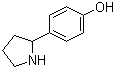 4-(2-Pyrrolidinyl)phenol molecular structure (CAS 7167-71-7)