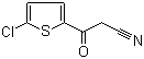 5-Chloro-2-thenoylacetonitrile molecular structure (CAS 71683-01-7)