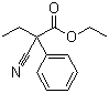 2-氰基-2-苯基丁酸乙酯分子结构 (CAS 718-71-8)