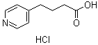 结构式 CAS# 71879-56-6, 4-吡啶丁酸盐酸盐