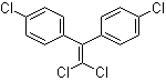 structure of CAS# 72-55-9, DDE;2,2-Dichloro-1,1-bis(4-chlorophenyl)ethylene; 4,4'-DDE; 4,4'-Dichlorodiphenyldichloroethylene; DDE; NSC 1153; p,p'-DDE; p,p'-Dichlorodiphenyldichloroethylene