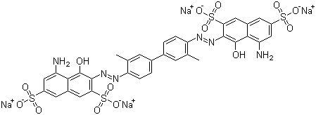 直接蓝 14分子结构 (CAS 72-57-1)