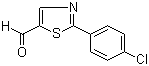 2-(4-Chlorophenyl)thiazole-5-carbaldehyde molecular structure (CAS 721920-84-9)