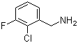 2-Chloro-3-fluorobenzyl amine molecular structure (CAS 72235-54-2)