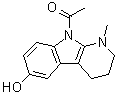 9-Acetyl-2,3,4,9-tetrahydro-1-methyl-1H-pyrido[2,3-b]indol-6-ol molecular structure (CAS 7231-47-2)
