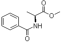 N-苯甲酰基-L-丙氨酸甲酯分子结构 (CAS 7244-67-9)
