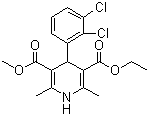 Felodipine molecular structure (CAS 72509-76-3)