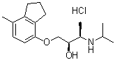 结构式 CAS# 72795-01-8, ICI 118551 盐酸盐