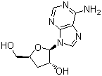 Cordycepin molecular structure (CAS 73-03-0)