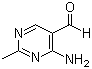 4-Amino-2-methyl-5-pyrimidinecarboxaldehyde molecular structure (CAS 73-68-7)