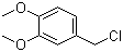 structure of CAS# 7306-46-9, 3,4-Dimethoxybenzyl chloride