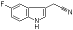 5-Fluoroindole-3-acetonitrile molecular structure (CAS 73139-85-2)