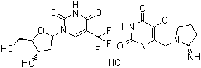 结构式 CAS# 733030-01-8, Lonsurf