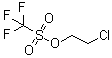 结构式 CAS# 73323-80-5, 2-氯乙基三氟甲烷磺酸酯