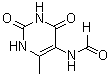 N-(1,2,3,4-四氢-6-甲基-2,4-二氧代-5-嘧啶基)甲酰胺分子结构 (CAS 7357-42-8)