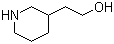 结构式 CAS# 73579-06-3, 3-哌啶乙醇