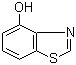 structure of CAS# 7405-23-4, 4-Benzothiazolol;4-Hydroxybenzothiazole; NSC 403244