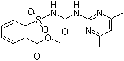 Sulfometuron-methyl molecular structure (CAS 74222-97-2)