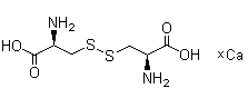 L-Cystine calcium salt molecular structure (CAS 74263-37-9)
