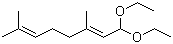 1,1-Diethoxy-3,7-dimethylocta-2,6-diene molecular structure (CAS 7492-66-2)