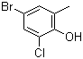 structure of CAS# 7530-27-0, 4-Bromo-2-chloro-6-methylphenol;4-Bromo-6-chloro-o-cresol