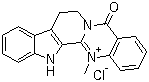 Dehydroevodiamine chloride molecular structure (CAS 75853-60-0)