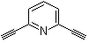 结构式 CAS# 75867-46-8, 2,6-二(乙炔基)吡啶