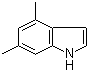 结构式 CAS# 75948-77-5, 4,6-二甲基吲哚