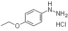 structure of CAS# 76014-10-3, (4-Ethoxyphenyl)hydrazine monohydrochloride