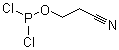 structure of CAS# 76101-30-9, 2-Cyanoethyl phosphorodichloridite;(2-Cyanoethoxy)dichlorophosphine