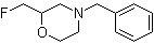2-(氟甲基)-4-苄基吗啉分子结构 (CAS 763053-99-2)