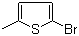 structure of CAS# 765-58-2, 2-Bromo-5-methylthiophene