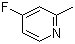 结构式 CAS# 766-16-5, 4-氟-2-甲基吡啶