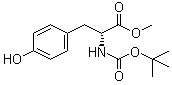 N-tert-Butoxycarbonyl-D-tyrosine methyl ester molecular structure (CAS 76757-90-9)