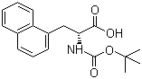 (R)-N-Boc-1-Naphthylalanine molecular structure (CAS 76932-48-4)