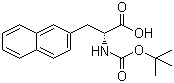 Boc-3-(2-Naphthyl)-D-alanine molecular structure (CAS 76985-10-9)