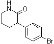 structure of CAS# 769944-71-0, 3-(4-Bromophenyl)piperidin-2-one;3-(4-Bromophenyl)-2-piperidinone
