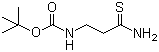 tert-Butyl 3-amino-3-thioxopropylcarbamate molecular structure (CAS 77152-97-7)