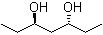 structure of CAS# 77291-90-8, (3R,5R)-3,5-Heptanediol