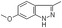 structure of CAS# 7746-29-4, 3-Methyl-6-methoxy-1H-indazole