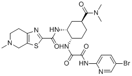 Edoxaban Bromo Impurity molecular structure (CAS 775280-48-3)