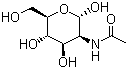 structure of CAS# 7772-94-3, N-Acetyl-D-mannosamine