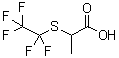 2-[(Pentafluoroethyl)thio]propanoic acid molecular structure (CAS 77758-95-3)