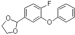 2-(4-Fluoro-3-phenoxyphenyl)-1,3-dioxolane molecular structure (CAS 77771-05-2)